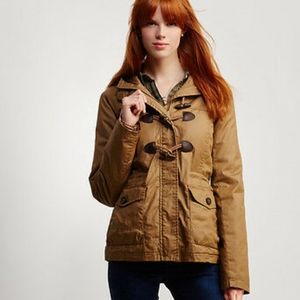 AERO Aeropostale Toggle Hooded Parka Jacket Coat